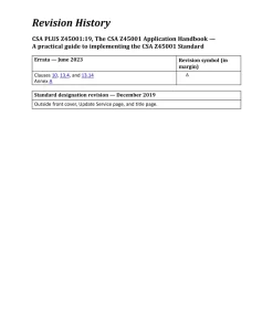 CSA PLUS Z45001:19 pdf