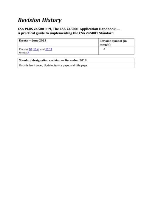 CSA PLUS Z45001:19 pdf