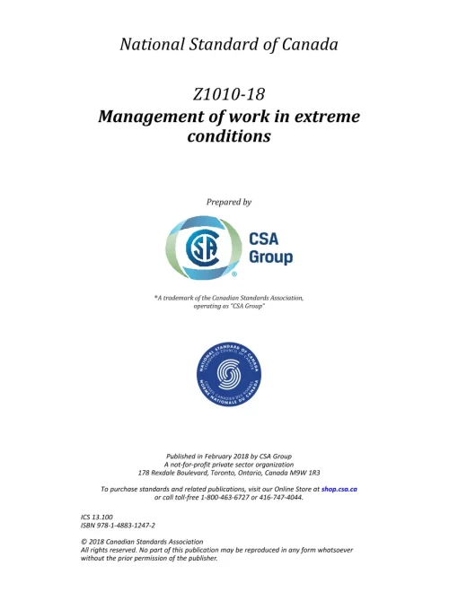 CSA Z1010-18 (R2023) pdf