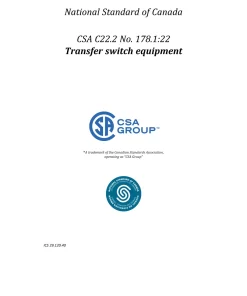 CSA C22.2 NO. 178.1:22 pdf