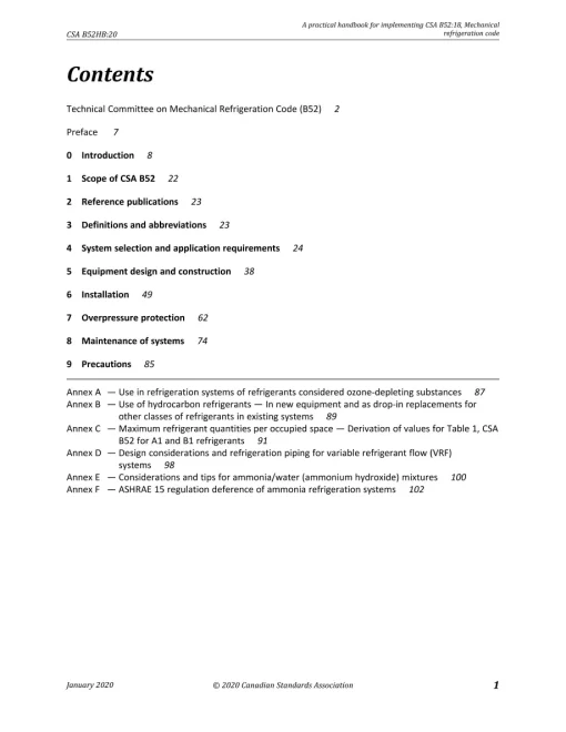 CSA B52HB:20 pdf