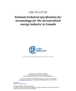 CSA TS-117:23 pdf