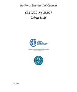 CSA C22.2 NO. 352:24 pdf