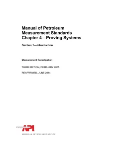 API MPMS Chapter 4.1 (R2014) pdf