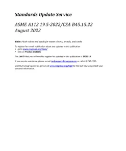 CSA B45.15:22/ASME A112.19.5-2022 pdf