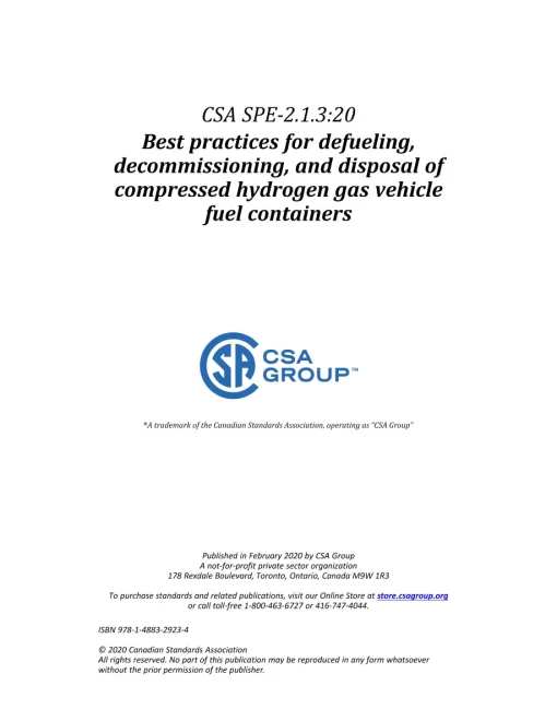 CSA SPE-2.1.3:20 pdf