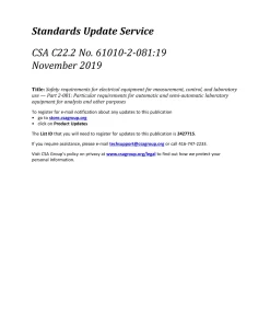 CSA C22.2 NO. 61010-2-081:19 pdf