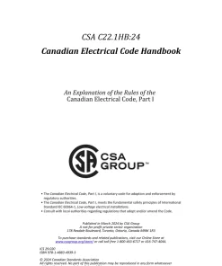 CSA C22.1HB:24 pdf