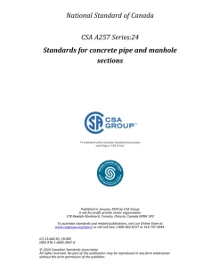 CSA A257 SERIES:24 pdf