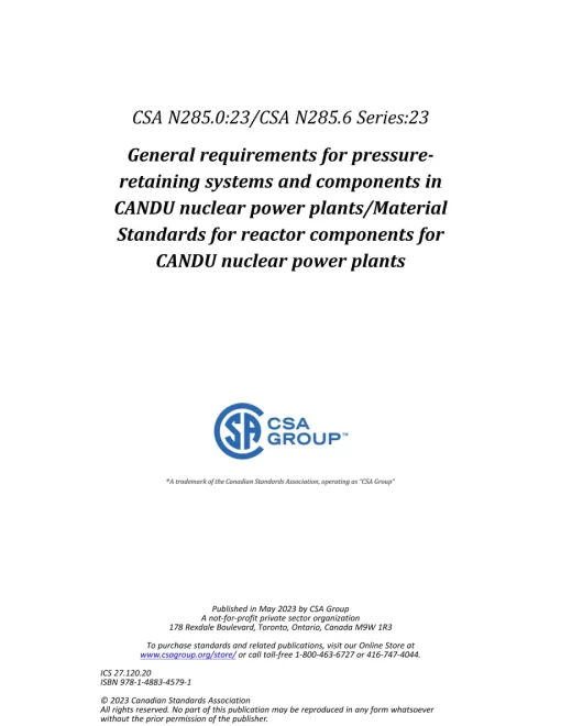 CSA N285.0:23/CSA N285.6 SERIES:23 pdf