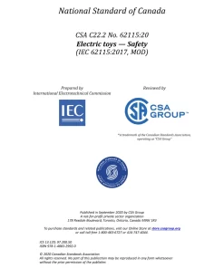 CSA C22.2 NO. 62115:20 pdf