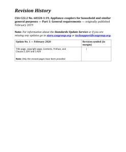 CSA C22.2 No. 60320-1:19 (R2024) pdf