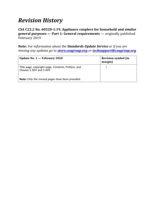 CSA C22.2 No. 60320-1:19 (R2024) pdf