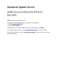 CSA B79.4:22/ASME A112.6.4-2022 pdf