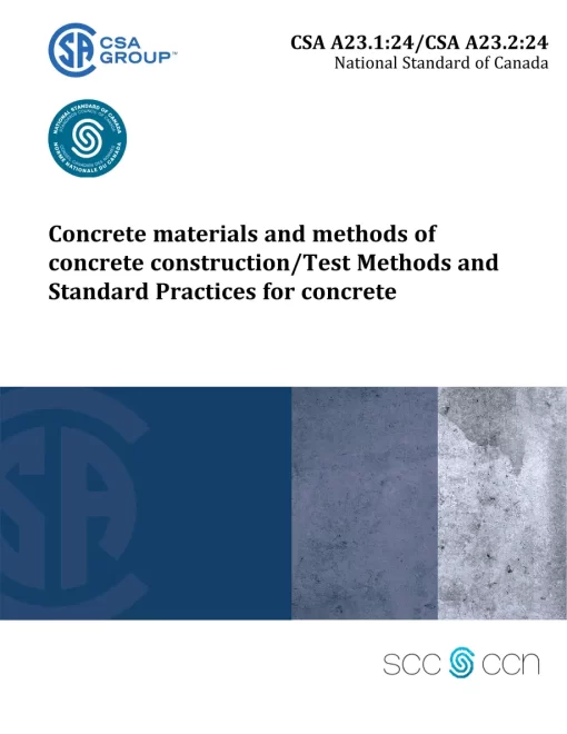 CSA A23.1:24/CSA A23.2:24 pdf