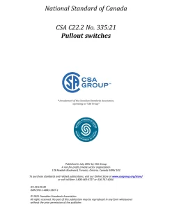 CSA C22.2 No. 335:21 pdf