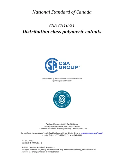 CSA C310-21 pdf