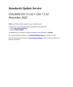 CSA /ANSI Z21.5.1:22/CSA 7.1:22 pdf