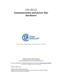 CSA C83:22 pdf