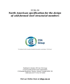 CSA S136-16 (R2021) pdf