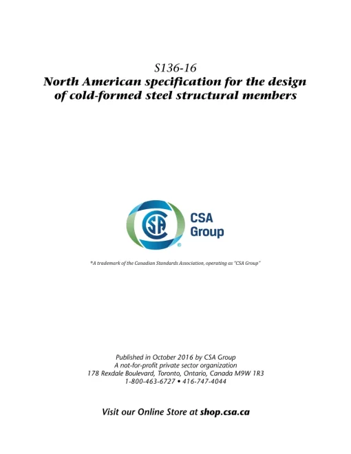 CSA S136-16 (R2021) pdf