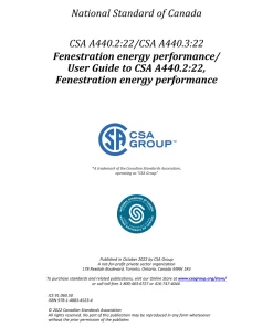 CSA A440.2:22/A440.3:22 pdf