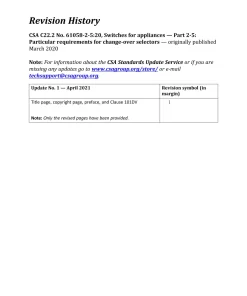 CSA C22.2 NO. 61058-2-5:20 pdf