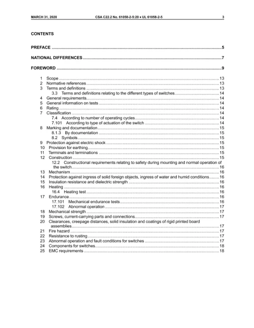 CSA C22.2 NO. 61058-2-5:20 pdf