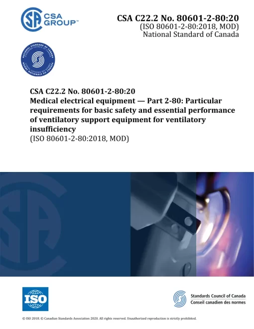 CSA C22.2 NO. 80601-2-80:20 pdf