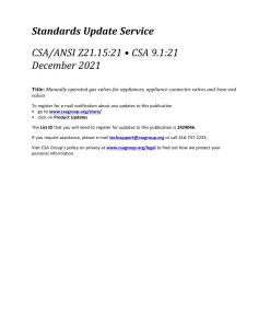 CSA 9.1:21/ANSI Z21.15:21 pdf
