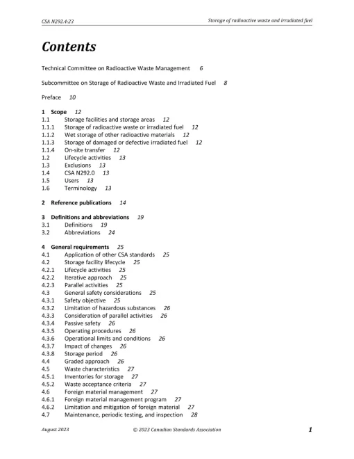 CSA N292.4:23 pdf