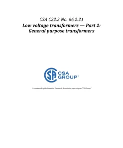 CSA C22.2 NO. 66.2:21 pdf