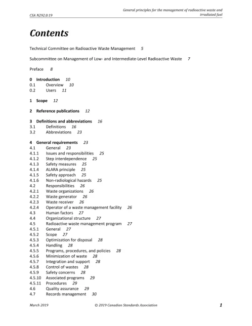 CSA N292.0:19 (R2024) pdf