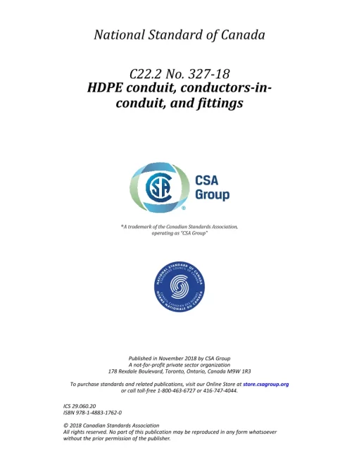 CSA C22.2 NO. 327-18 (R2023) pdf