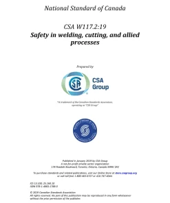 CSA W117.2:19 (R2023) pdf