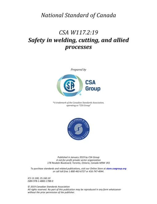 CSA W117.2:19 (R2023) pdf