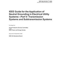 IEEE C62.92.5-2020 pdf