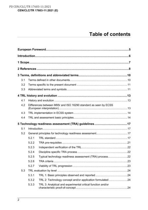 BS PD CEN/CLC/TR 17603-11:2021 pdf