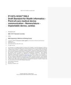 IEEE 11073-10103-2023 pdf