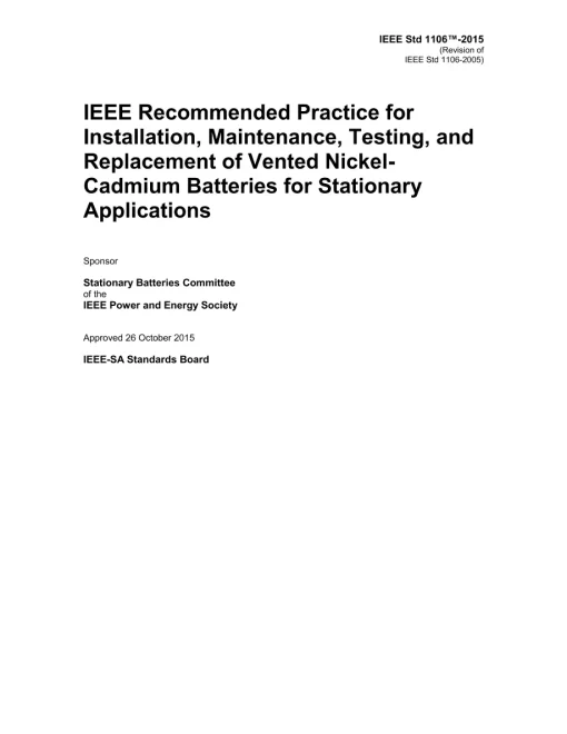 IEEE 1106-2015 pdf