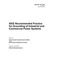 IEEE 142-2007 pdf