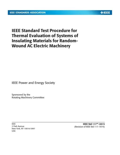 IEEE 117-2015 pdf