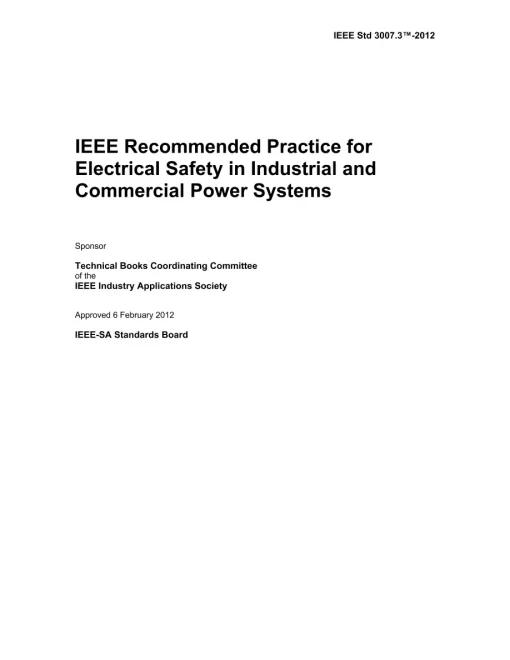 IEEE 3007.3-2012 pdf