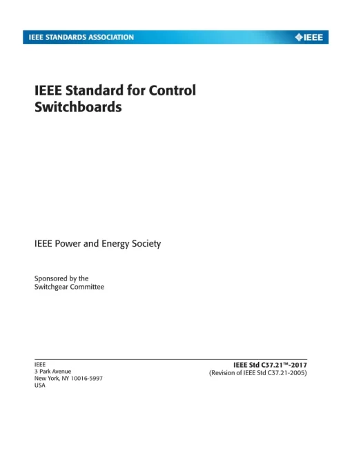 IEEE C37.21-2017 pdf