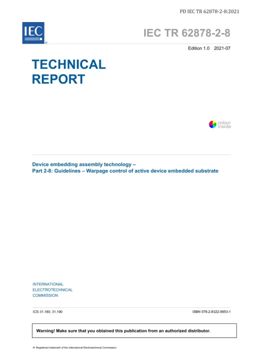 BS PD IEC TR 62878-2-8:2021 pdf