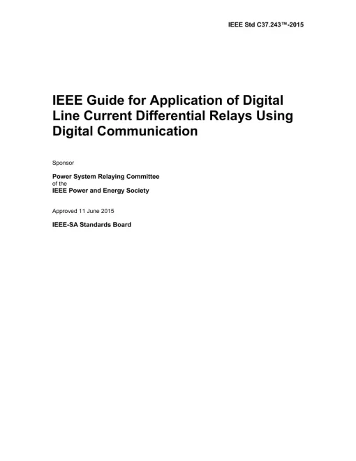 IEEE C37.243-2015 pdf