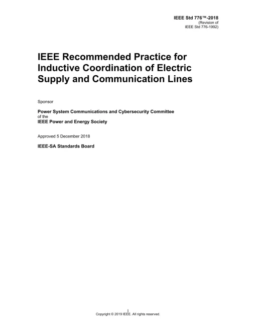 IEEE 776-2018 pdf