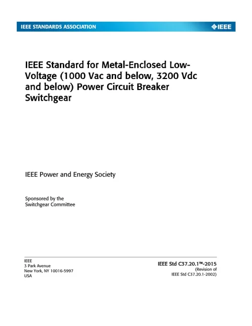 IEEE C37.20.1-2015 pdf