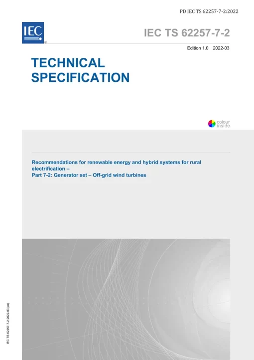 BS PD IEC TS 62257-7-2:2022 pdf