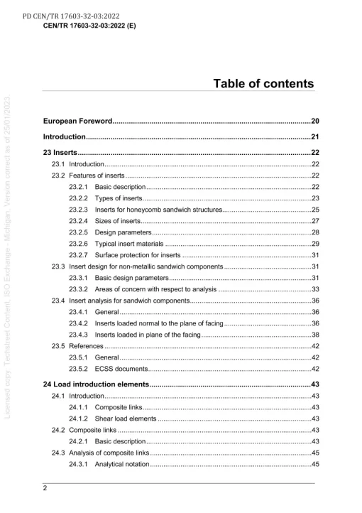 BS PD CEN/TR 17603-32-03:2022 pdf